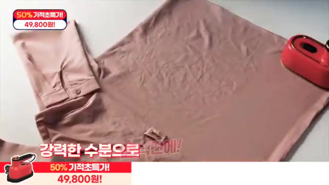 스팀과 건식 열판을 함께 쓰는 2in1 핸디형 다리미