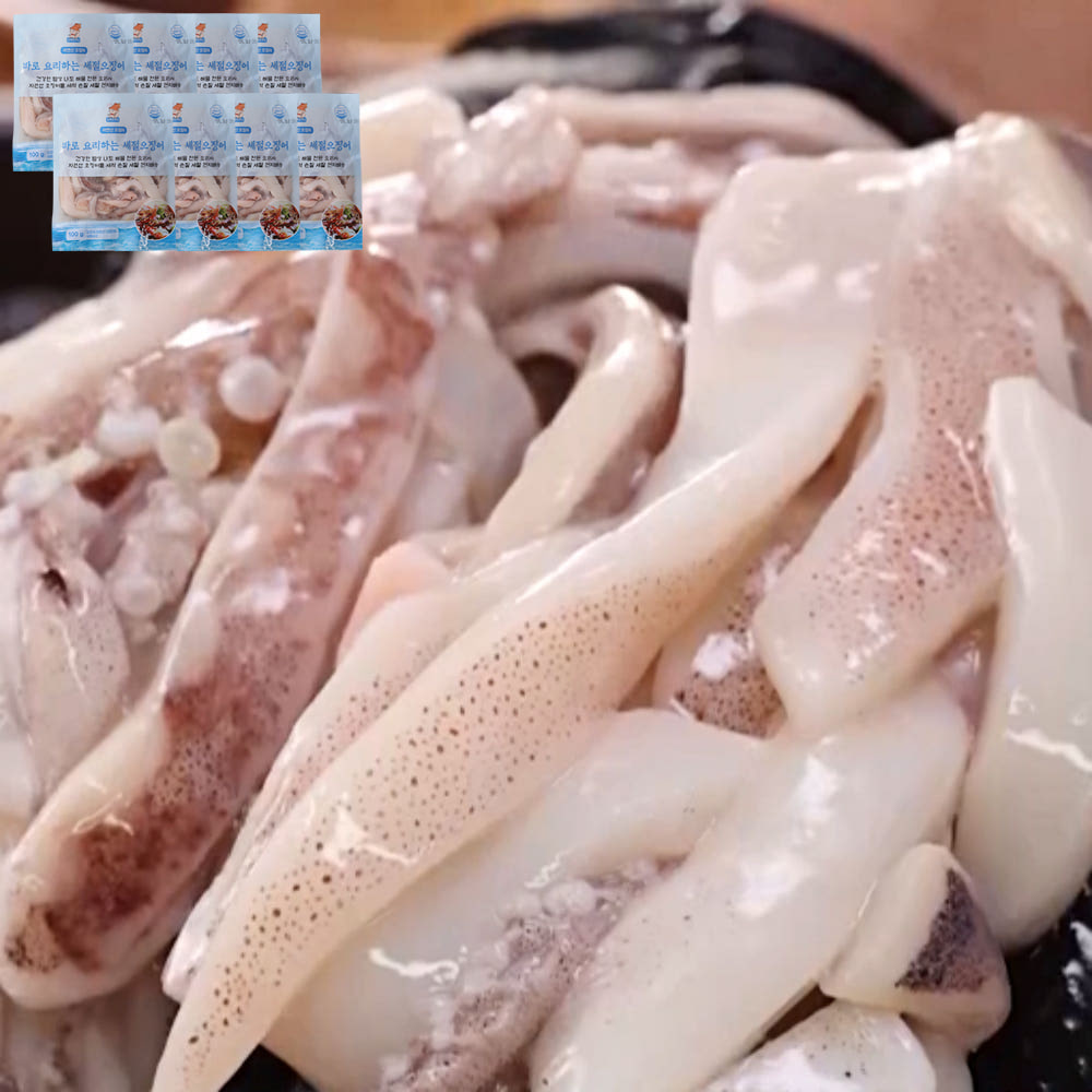 동해오대감 세절 오징어 100g 8팩 안내